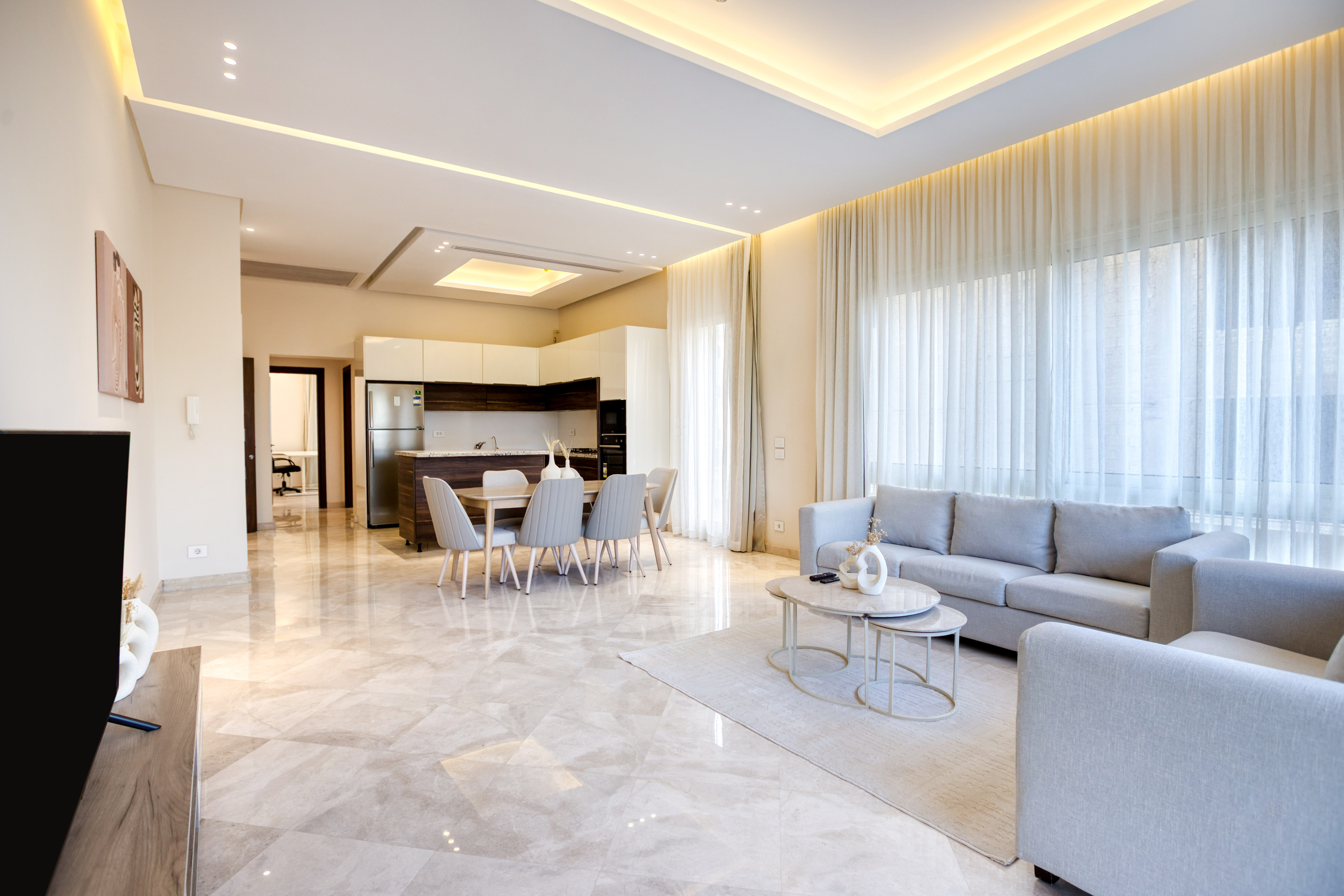 3 Bedroom with extra living and private access to pool 